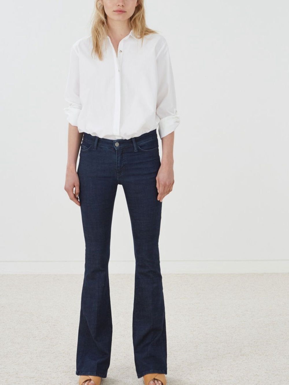(Q4) M.i.h Jeans london Marrakech style skinny, Slim blue denimBoot cut, Sz 27